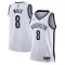 Maglia Brooklyn Nets Patty Mills 8 Association Edition Swingman Bianco - Uomo
