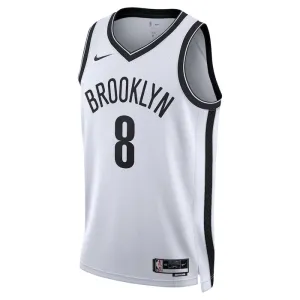 Maglia Brooklyn Nets Patty Mills 8 Association Edition Swingman Bianco - Uomo