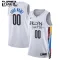 Maglia Brooklyn Nets Personalizzata City Edition 2022-23 Swingman Bianco - Bambino
