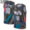 Maglia Brooklyn Nets Personalizzata City Edition 2023-24 Swingman Nero - Bambino