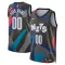 Maglia Brooklyn Nets Personalizzata City Edition 2023-24 Swingman Nero - Uomo