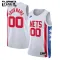 Maglia Brooklyn Nets Personalizzata Classic Edition 2022-23 Swingman Bianco - Bambino