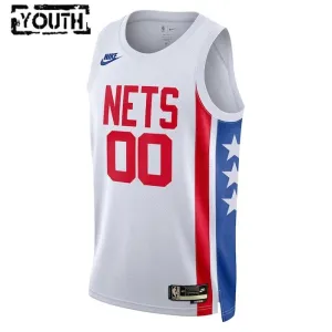 Maglia Brooklyn Nets Personalizzata Classic Edition 2022-23 Swingman Bianco - Bambino