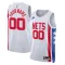 Maglia Brooklyn Nets Personalizzata Classic Edition 2022-23 Swingman Bianco - Uomo
