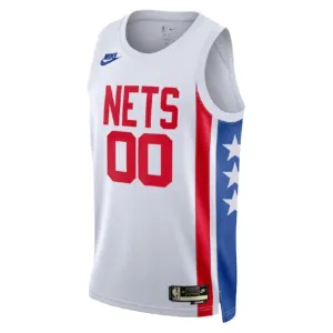 Maglia Brooklyn Nets Personalizzata Classic Edition 2022-23 Swingman Bianco - Uomo