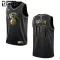 Maglia Brooklyn Nets Personalizzata Golden Edition Swingman Nero - Bambino