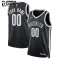Maglia Brooklyn Nets Personalizzata Icon Edition Swingman Nero - Bambino