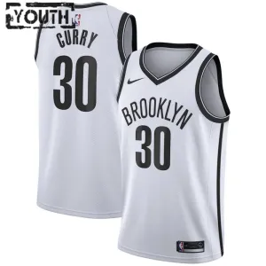 Maglia Brooklyn Nets Seth Curry 30 Association Edition Swingman Bianco - Bambino