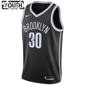 Maglia Brooklyn Nets Seth Curry 30 Icon Edition Swingman Nero - Bambino
