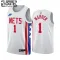 Maglia Brooklyn Nets TJ Warren 1 Classic Edition 2022-23 Swingman Bianco - Bambino