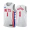 Maglia Brooklyn Nets TJ Warren 1 Classic Edition 2022-23 Swingman Bianco - Uomo