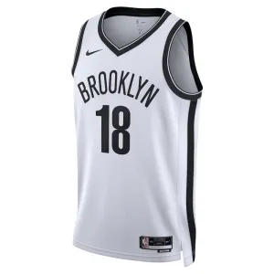 Maglia Brooklyn Nets Yuta Watanabe 18 Association Edition Swingman Bianco - Uomo