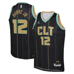 Maglia Charlotte Hornets Jordan Kelly Oubre JR 12 City Edition 2022-23 Swingman Nero - Uomo