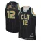 Maglia Charlotte Hornets Jordan Kelly Oubre JR 12 City Edition 2022-23 Swingman Nero - Uomo