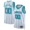 Maglia Charlotte Hornets Jordan Personalizzata Association Edition Swingman Bianco - Uomo