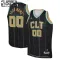 Maglia Charlotte Hornets Jordan Personalizzata City Edition 2022-23 Swingman Nero - Bambino