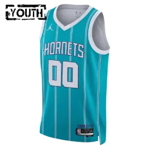 Maglia Charlotte Hornets Jordan Personalizzata Icon Edition Swingman Teal - Bambino