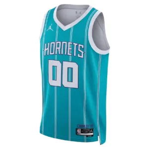 Maglia Charlotte Hornets Jordan Personalizzata Icon Edition Swingman Teal - Uomo