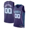 Maglia Charlotte Hornets Jordan Personalizzata Statement Edition Swingman Viola - Uomo