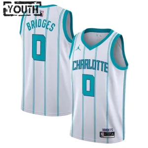 Maglia Charlotte Hornets Miles Bridges 0 Jordan Association Edition Swingman Bianco - Bambino Maglia Charlotte Hornets Miles Bridges 0 Jordan Association Edition Swingman Bianco - Bambino