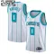 Maglia Charlotte Hornets Miles Bridges 0 Jordan Association Edition Swingman Bianco - Bambino