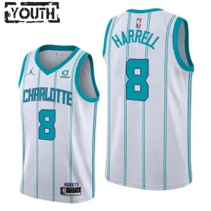 Maglia Charlotte Hornets Montrezl Harrell 8 Jordan Association Edition Swingman Bianco - Bambino Maglia Charlotte Hornets Montrezl Harrell 8 Jordan Association Edition Swingman Bianco - Bambino