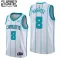 Maglia Charlotte Hornets Montrezl Harrell 8 Jordan Association Edition Swingman Bianco - Bambino
