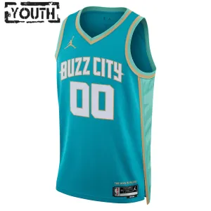 Maglia Charlotte Hornets Personalizzata City Edition 2023-24 Swingman Teal - Bambino