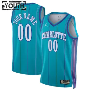 Maglia Charlotte Hornets Personalizzata Classic Edition 2023-24 Swingman Teal - Bambino