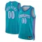 Maglia Charlotte Hornets Personalizzata Classic Edition 2023-24 Swingman Teal - Uomo