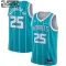 Maglia Charlotte Hornets PJ Washington 25 Jordan Icon Edition Swingman Teal - Bambino