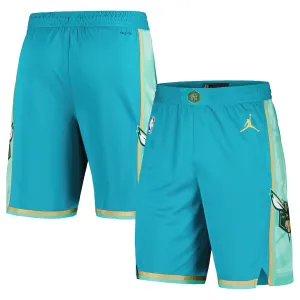 Pantaloncini Charlotte Hornets City Edition 2023-24 Swingman Teal - Uomo