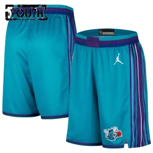 Pantaloncini Charlotte Hornets Classic Edition 2023-24 Swingman Teal - Bambino