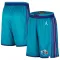 Pantaloncini Charlotte Hornets Classic Edition 2023-24 Swingman Teal - Uomo