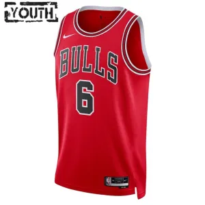 Maglia Chicago Bulls Alex Caruso 6 Icon Edition Swingman Rosso - Bambino