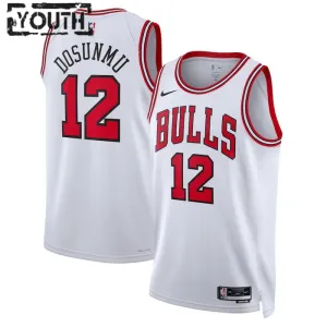 Maglia Chicago Bulls Ayo Dosunmu 12 Association Edition Swingman Bianco - Bambino