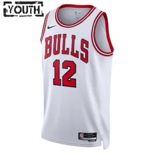 Maglia Chicago Bulls Ayo Dosunmu 12 Association Edition Swingman Bianco - Bambino