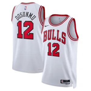 Maglia Chicago Bulls Ayo Dosunmu 12 Association Edition Swingman Bianco - Uomo