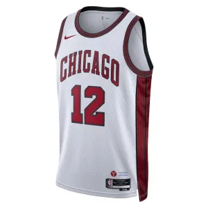 Maglia Chicago Bulls Ayo Dosunmu 12 City Edition 2022-23 Swingman Bianco - Uomo