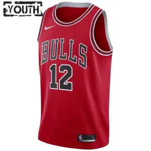 Maglia Chicago Bulls Ayo Dosunmu 12 Icon Edition Swingman Rosso - Bambino