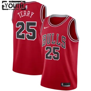 Maglia Chicago Bulls Dalen Terry 25 Icon Edition Swingman Rosso - Bambino