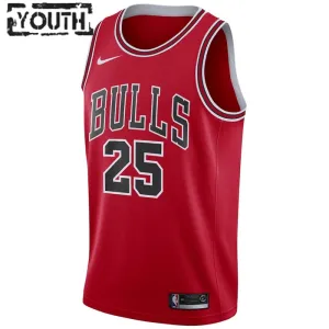 Maglia Chicago Bulls Dalen Terry 25 Icon Edition Swingman Rosso - Bambino