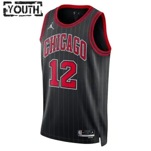 Maglia Chicago Bulls Jordan Ayo Dosunmu 12 Statement Edition Swingman Nero - Bambino