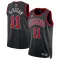Maglia Chicago Bulls Jordan Demar Derozan 11 Statement Edition Swingman Nero - Uomo