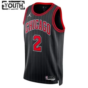 Maglia Chicago Bulls Jordan Lonzo Ball 2 Statement Edition Swingman Nero - Bambino