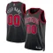Maglia Chicago Bulls Jordan Personalizzata Statement Edition Swingman Nero - Uomo