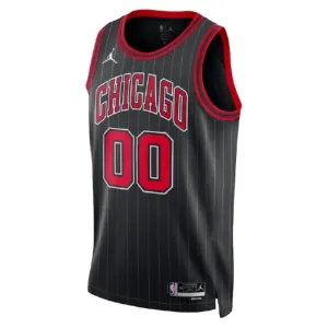 Maglia Chicago Bulls Jordan Personalizzata Statement Edition Swingman Nero - Uomo