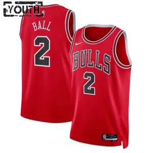 Maglia Chicago Bulls Lonzo Ball 2 Icon Edition Swingman Rosso - Bambino