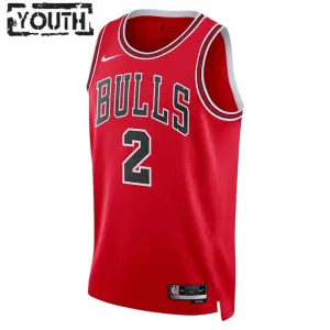 Maglia Chicago Bulls Lonzo Ball 2 Icon Edition Swingman Rosso - Bambino