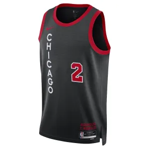 Maglia Chicago Bulls Lonzo Ball City Edition 2023-24 Swingman Nero - Uomo
